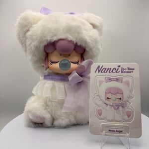 Rolife Nanci Tea Time Kitties Series Plush Blind Box Confirmed - WHITE ANGEL